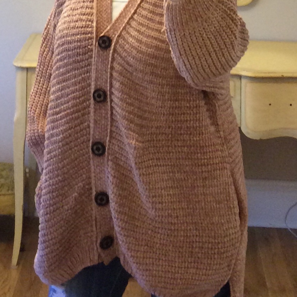 NWT Blush Women’s Listicle Chenille Knit Cardigan - Picture 5 of 7